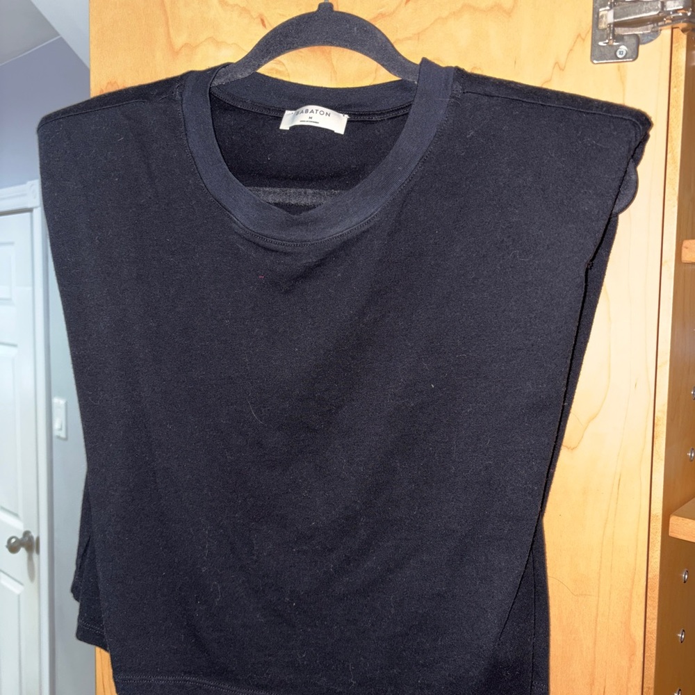 Babaton Black Top with shoulder pads